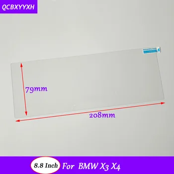 Auto Styling 8.8 Palcové GPS Navigácie Sklo Ochranný Film Nálepka Pre BMW X3 X4 Príslušenstvo Ovládanie LCD Displej
