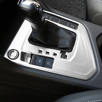 Auto Styling ABS Chrome Gear Box Shift Panel Kryt Výbava Rám Dekorácie vhodné Pre Volkswagen VW Tiguan Druhej Generácie 2017 2018