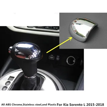 Auto styling cover stick Chrome ABS Shift gombík ovládania Hore na čítanie rám orezania odsávače tvarovanie Pre Kia Sorento L 2016 2017 2018