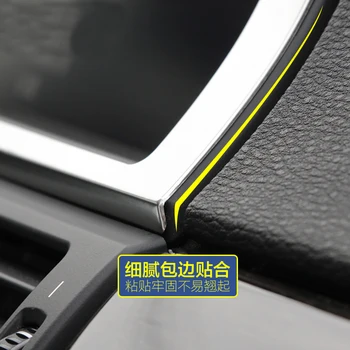 Auto styling Interiér, prístrojová doska GPS Navigácie Ovládací Panel Rám, Kryt Výbava pre BMW X5 X6 F15 F16 E70 E71 Príslušenstvo