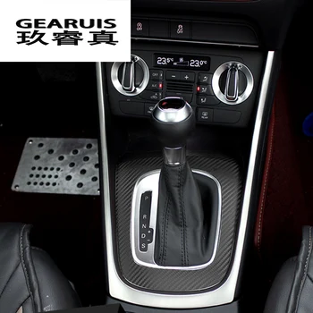 Auto styling Nehrdzavejúcej ocele Radenie panel dekoratívne pásy auto kryt výbava Pre Audi Q3 Roky 2013-2017 interiéru Vozidla liatie nálepky