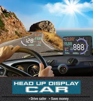 Auto Styling OBDII Auto hud head up display A8 5.5