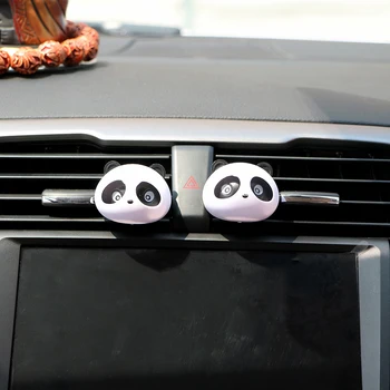 Auto Styling Osviežovač Vzduchu 1 Nastavte Auto Klimatizácia Ventilačné Parfum Panda Oči Budú Skákať 5 Farieb Parfum HA10660