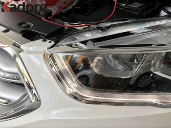 Auto Styling Pre Ford Kuga Uniknúť 2017 2018 ABS Chrome Predného Svetlometu Svetlo Lampy Kryt Trim, Dekorácie, Nálepky, 2 ks Príslušenstvo