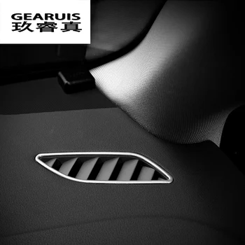 Auto styling výstupu Vzduchu z nehrdzavejúcej ocele uhlíkové vlákna Nálepky Sequin Dekorácie Pre A4 B8 2009-2016 Roku Auto Príslušenstvo Kryt