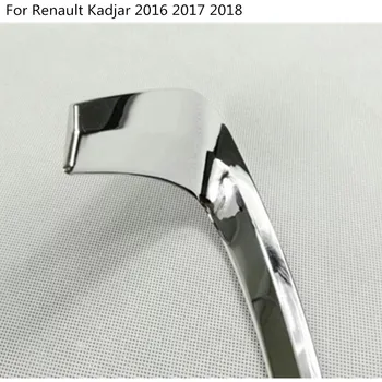 Auto styling zadné Zadné hmlové svetlo na čítanie rám stick ABS Chrome kryt orezania na kapotu panel rám 2 ks Na Renault Kadjar 2016 2017 2018
