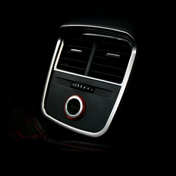 Auto zadné odvzdušňovací dekorácie flitrami interiéru kontroly cigaretový zapaľovač panel rám orezania špeciálne upravené nálepka Pre Audi A3
