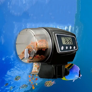 Automatické Manuálne Automatické Kŕmenie Pohodlné Akvarijné Ryby Nádrž Potravín Feeder Časovač LCD Displej akvárium príslušenstvo nástroje