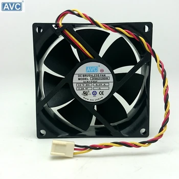 AVC DF0802512SEHN 8025 8CM 3 ultra tichý ventilátor CPU hydraulický podvozok ventilátor s nízkou rýchlosťou