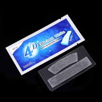 AZDENT 14 Tašky/28 Pásy 3D Bieliace Prúžky Aktualizované 4D Whitestrips Zub Whitener Zubov Bielenie Rozšírené Pásy