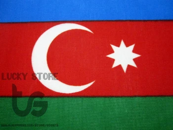 Azerbajdžan doprava zadarmo Rukou máva Vlajkou 10pcs/set Azerbajdžan Národnej Vlajky 14*21 cm