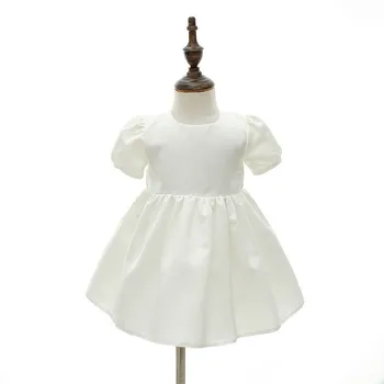 Baby girl šaty výšivky pearl 1 rok narodeniny šaty svadobné party krst dieťa dievča oblečenie pre 3-24 mesiac