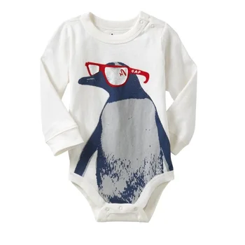 Baby penguin Chlapca Oblečenie Batoľa Kombinézach Dlhý Rukáv telo bebe baby kombinézu chlapec oblečenie jumpsuit