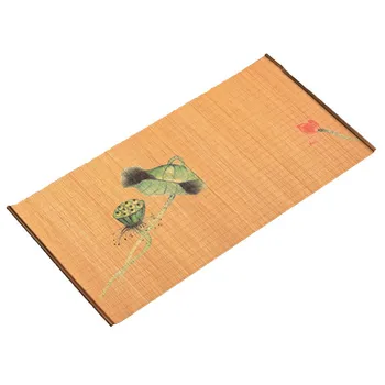 Bambusová Opona Doska Mat Japonský Čajový Obrad Kung Fu Izolácie Pad Zen Kultúry Bambusu Opony Závlačky Skladací Stôl Runner