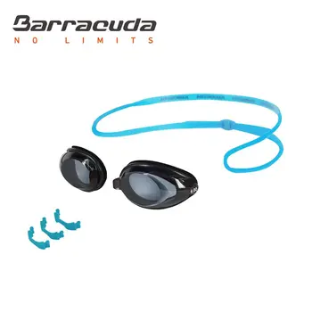 Barracuda Dr. B Optické Plávať Okuliarov Hydrodynamických Profil Rám Silikónové Tesnenia Anti-fog UV Ochrana pre Dospelých BLUE #2195