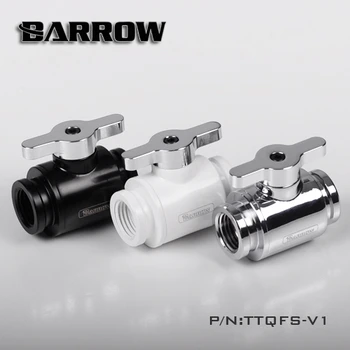 Barrow Mini Ventil S Hliníkovým Rukoväť, dvojité vnútorný závit dvojité ženskej časti pre vodné chladenie počítača. TLQFS-V1