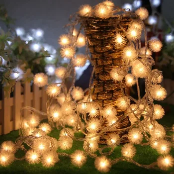 Batériový LED Reťazec Rozprávkových Svetiel Nový Rok Garland LED Vonkajšie Vianočné Osvetlenie Reťazce Svadobné Spálne Dekorácie