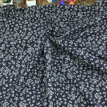 Bavlnené a ľanové pastoračnej malých kvetov vytlačené tkaniny tkaniny na vankúše obrus opony handwork domova šaty tkaniva