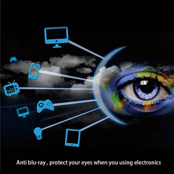 BCLEAR 1.61 index lomu anti blue ray šošovky jedného vízia objektív Krátkozrakosť modré svetlo očí ochrana počítača, telefónu okuliare
