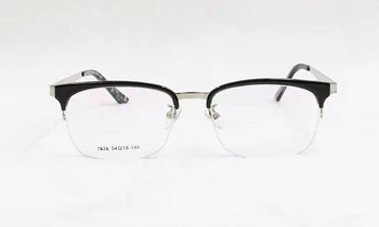 BCLEAR Nový príchod pol rim optické rám najobľúbenejšie kovové zliatiny okuliare pre mužov a ženy, krátkozrakosť, presbyopia okuliare 1626
