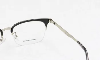 BCLEAR Nový príchod pol rim optické rám najobľúbenejšie kovové zliatiny okuliare pre mužov a ženy, krátkozrakosť, presbyopia okuliare 1626