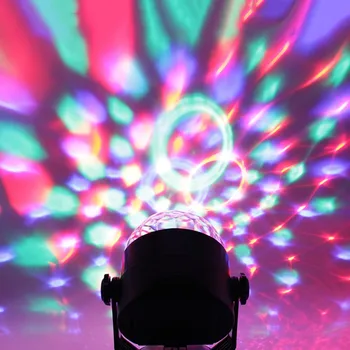 BEIAIDI Hlasové Ovládanie RGB Magic Ball Led Fáze Účinok Lampy S Diaľkovým Party Disco Club DJ Svetlo Laserový Projektor Fáze Svetlo