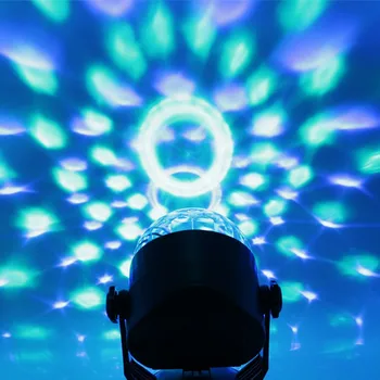 BEIAIDI Hlasové Ovládanie RGB Magic Ball Led Fáze Účinok Lampy S Diaľkovým Party Disco Club DJ Svetlo Laserový Projektor Fáze Svetlo