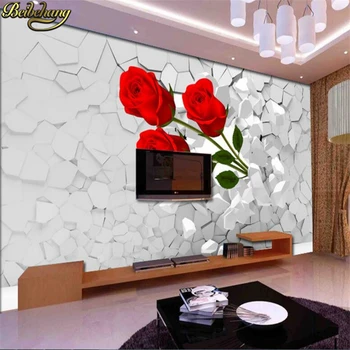 Beibehang Veľké nástenné obývacej izby, spálne, gauč TV osobné nástenná maľba tapety pre obývacej izby, spálne, gauč TV wall paper roll