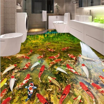 Beibehang Vlastné fotografie, 3D podlahy, steny papier kapor koberce podlahy, maľby, 3D PVC samolepiace tapety nepremokavé 3d podlahy