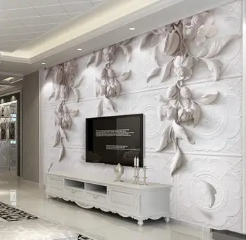 Beibehang Vlastnú tapetu 3d elegantné Európskej vyrezávané, TV joj, stena Obývacia izba, spálňa pozadí steny nástenná maľba 3d tapety