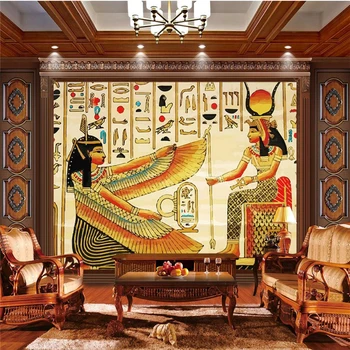 Beibehang Vlastnú Tapetu 3d Photo Stereo nástenná maľba Egyptský Backstreet Obývacia Izba, Spálňa tapety na steny 3 d abstraktných de parede