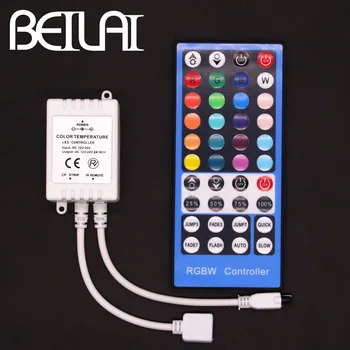 BEILAI 4 Kanály DC 12V - 24V RGBW LED Controller Stmievač 40Key 5Pins IR Diaľkové Ovládanie Pre SMD 5050 RGBW RGBWW LED Pásy Svetla