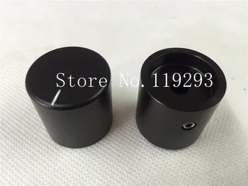 [BELLA]HIFI horúčka pevnej hliníkovej gombík hlasitosti potenciometer gombík black tryskanie spp priemer 25 vysoká 26 25x26--10PCS/VEĽA