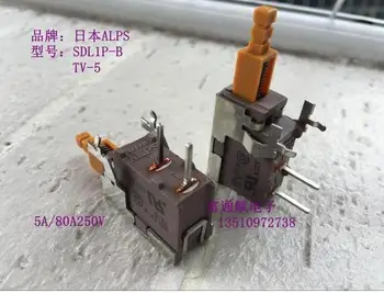 [BELLA]Skladom vysporiadať s Japonské ALPY TV-5 vypínač napájania 5A/80A250V SDL1P-D SDL1P-B -10PCS/VEĽA