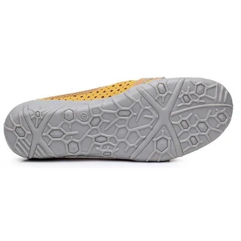 BEYARNE Lete nové módne komfortné ploché protišmyková obuv priedušná s plochým dnom Scuffs originálne kožené dámske sandále