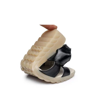 BEYARNE nové originálne kožené sandále klinové podpätky ženy sandále letné topánky dámske topánky dámske topánky žena