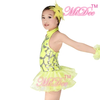 Bez rukávov Balet Tutu Dievča Dance Trikot Nosenie Havajské Dievča Kostým Pre Spoločenský Tanec Kostýmy