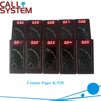 Bezdrôtové dráha pager systém K-P20 mini bzučiak pre fast food reštaurácia/kliniky