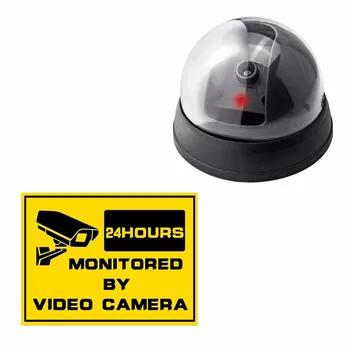 Bezdrôtové Home Security Falošné Kamery Surveillance indoor/outdoor Nepremokavé IČ CCTV Figuríny Dome falošné Dohľadu bezpečnostné kamery