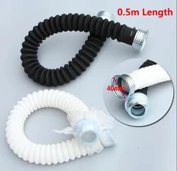 Bezpečnosť Plynová maska, Respirátor ruber hadice trubice 40 mm pripojenie medzi plynové masky a filter