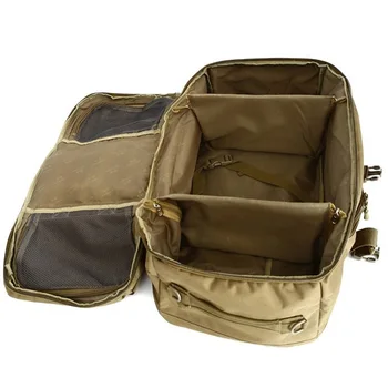 Bežné Mužov Taška vodeodolného Nylonu Batoh Notebook Ba Dvojakým použitím tašky 40 litrov multifunkčný troch batoh v kombinácii s