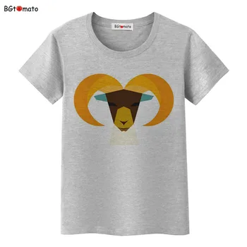 BGtomato Digitálne ovce, 3D tričká ženy populárne osobnosti letné košele kvalitné mäkké tees úplne nové košele