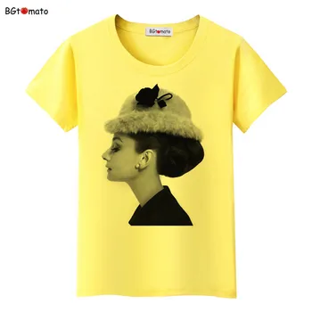 BGtomato super módne filmové hviezdy tričko hot predaj top tees úplne nové tričko ženy pohodlné oblečenie cool tričko plus veľkosť