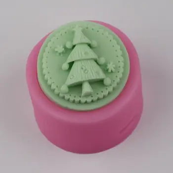 BI001 BI001 Vianočný stromček silikónové mydlo formy fondant tortu pečenie nástroj,cake decoration nástroje
