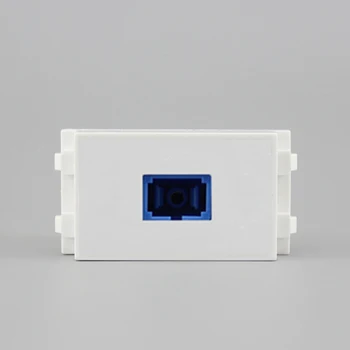 Biela Farba SC Slot Optického Vlákna Zásuvky 23x36mm vhodné Na Stene Panel Zásuvky