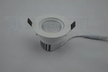 Biela shell COB LED Svietidlá Stmievateľné 7W 10W 15W zapustené stropné led dole svetlo IP44 Bodové Svetlo