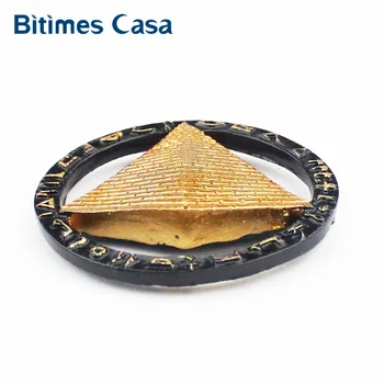 Bitimes Magnety Na Chladničku Egypte Pyramídy Magnetické Chladnička Nálepky Cestovné Suvenírov Živice Aimant Domáce Dekorácie Imanes Nálepky