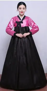 Black Hanfu Kostým Kórejský Kroji Ženy Hanbok Žena Národnej Oblečenie S Dlhým Rukávom Kórejský Dávnych Hanbok Šaty 16