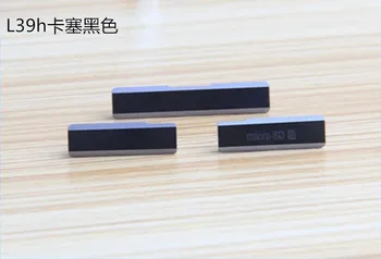 Black Nové Ymitn bývanie Dátový USB Nabíjací Port Micro SD Portu SIM Kartu, Vodotesná Plug Blok Pre Sony Xperia Z1 L39h C6902 C6903