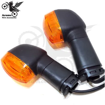 Black orange objektív motocykel zase signálneho svetla pre JYM125 YBR125 motorke motocross ATV, Off-road moto nečistoty pit bike skúter